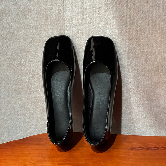 Damen Ballerinas mit elegantem quadratischen Zehenbereich und komfortabler Innensohle EB