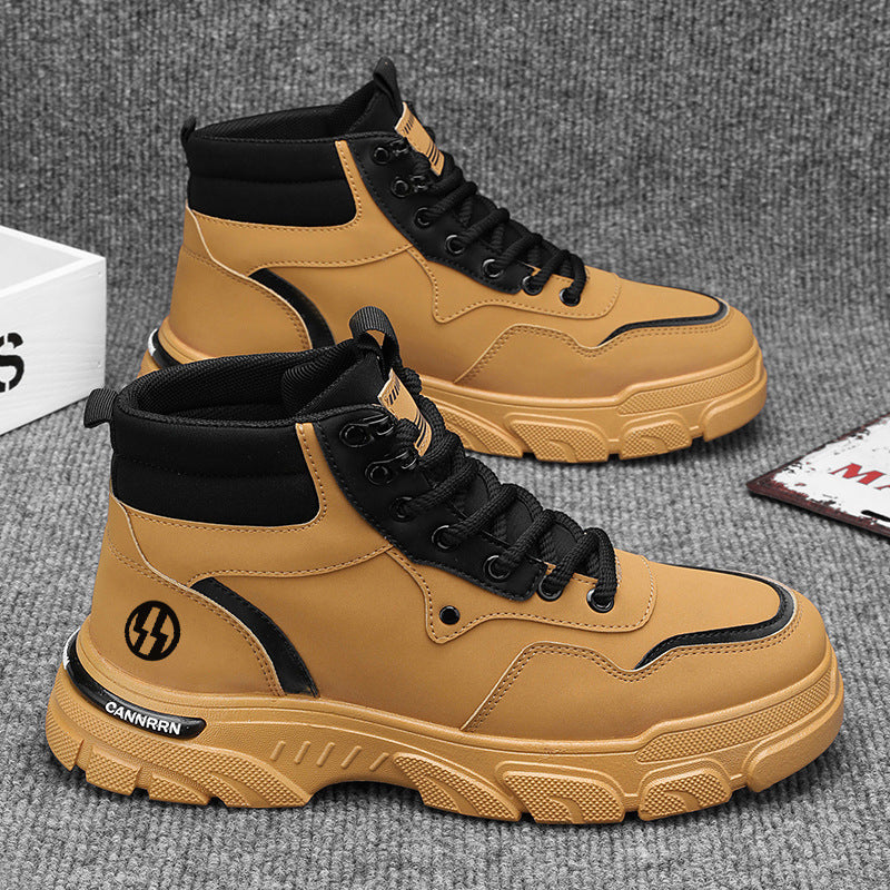 Damen Hohe Sneaker mit rutschfester Sohle und gepolstertem Innenbereich EB