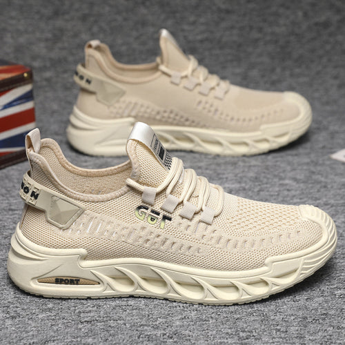 Damen Sportliche Comfort-Sneaker mit atmungsaktiver Mesh-Konstruktion und rutschfester Sohle EB