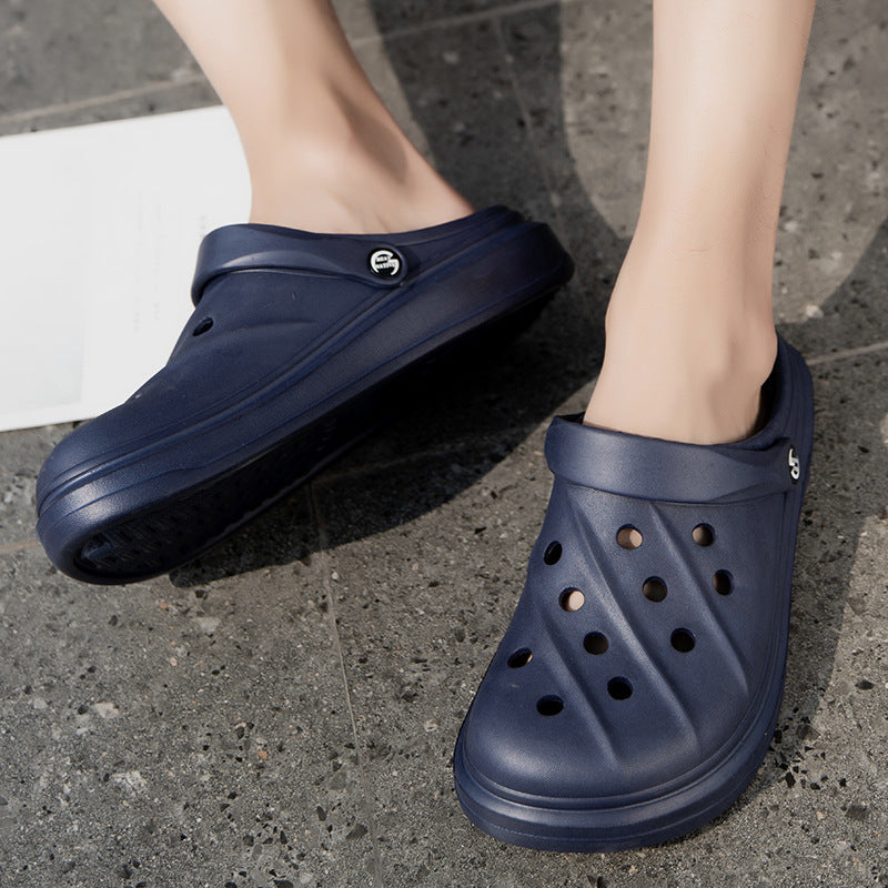 Damen Bequeme Clogs mit Luftlöchern EB