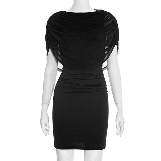 Damen figurbetontes Cocktailkleid mit Drapierung EB