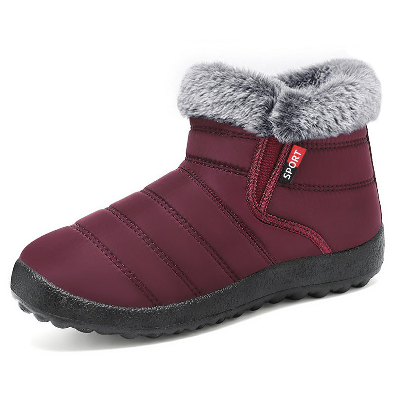 Damen Isolierte Winterstiefel mit rutschfester Sohle und kuscheligem Innenfutter EB