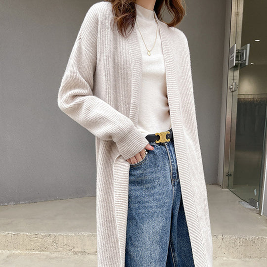 Damen Strickcardigan mit lässigem Schnitt und praktischen Taschen EB