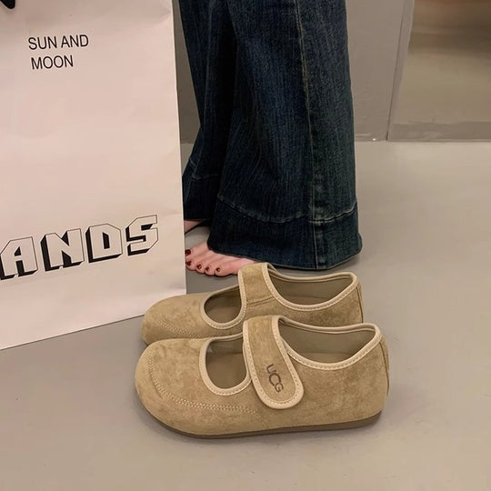 Damen Komfortable Mary Jane Schuhe EB