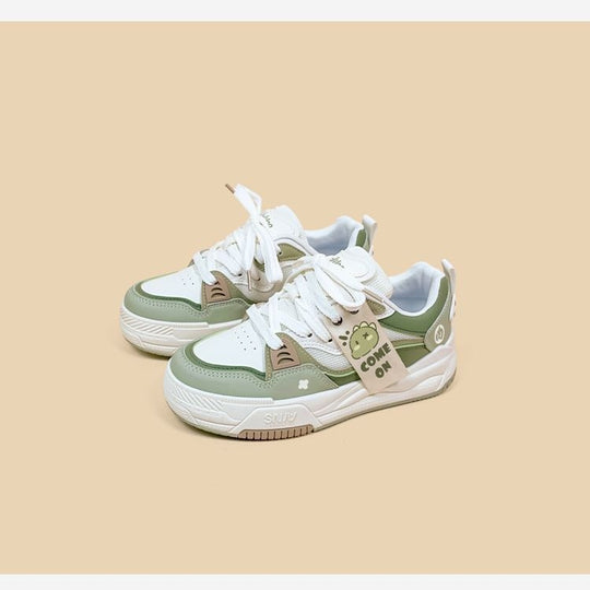 Damen sportliche Sneaker mit trendigem Design und atmungsaktivem Obermaterial EB