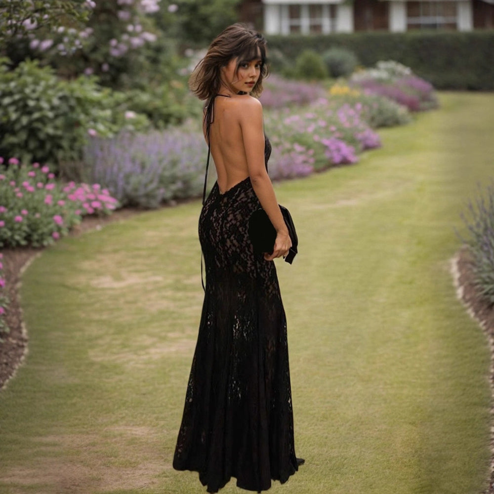 Damen Elegantes Langarmkleid mit asymmetrischer Drapierung EB