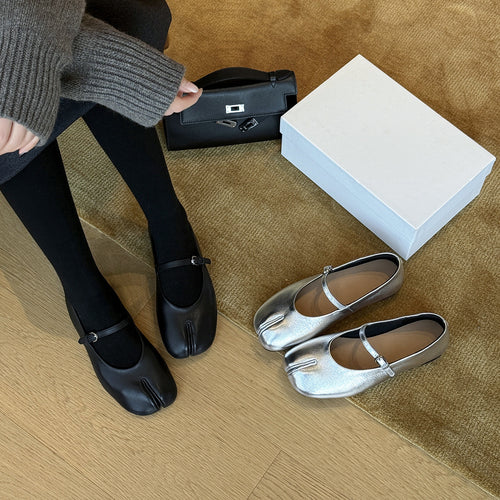 Damen elegante Ballerinas mit funkelndem Design und praktischem Riemchen EB