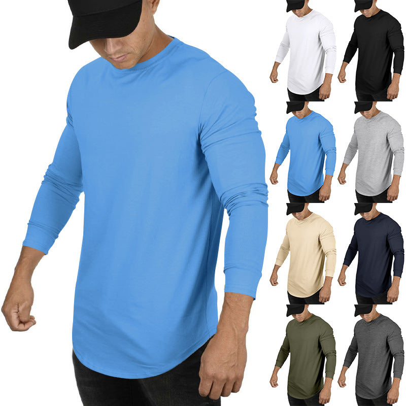 Herren Langarmshirt mit innovativem Schnitt und atmungsaktiver Struktur EB