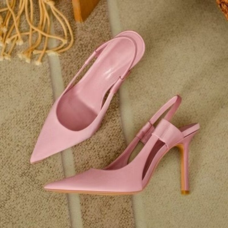 Damen Elegante Slingback Pumps mit spitzem Zehenbereich EB