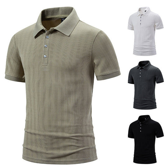 Herren Polohemd mit strukturiertem Design EB