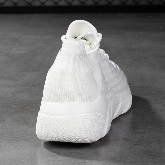 Damen Sportliche Strick-Sneaker mit rutschfester Sohle und einzigartigem Farbdesign EB