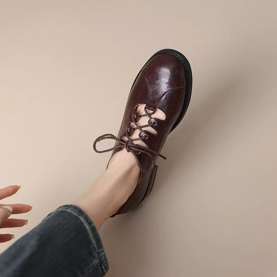 Damen Schnürschuhe mit durchbrochenem Design und weichem Obermaterial EB