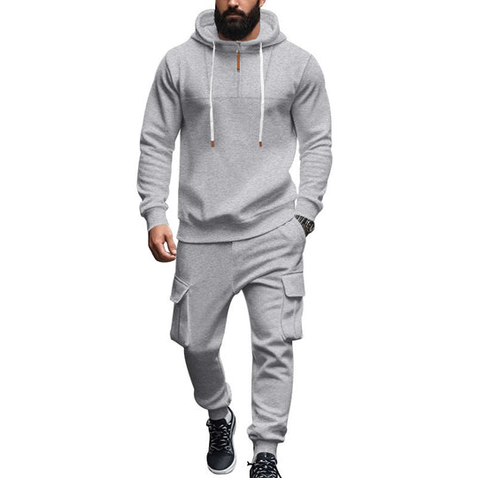 Herren Kapuzensweatshirt und Cargo-Hose Set EB