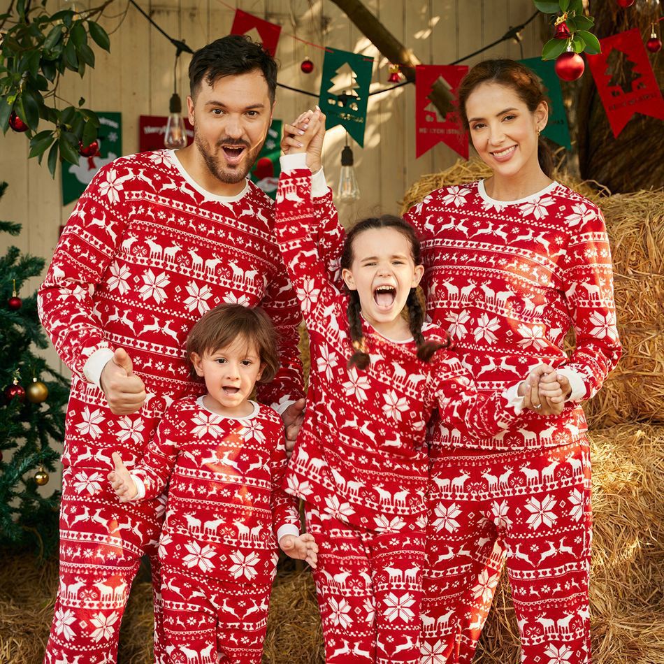 EB | Weihnachtsplätzchen Weihnachts-Pyjama rot Damen