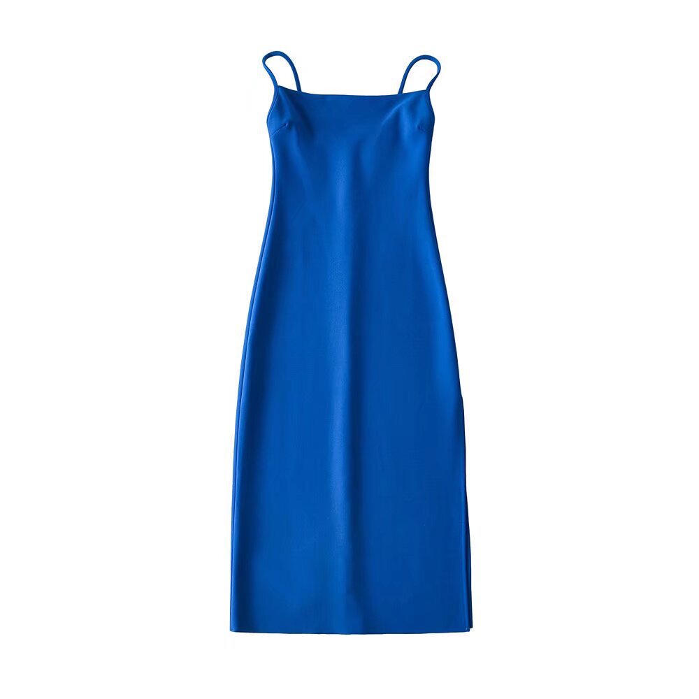 Damen langes Abendkleid mit elegantem Schlitz EB