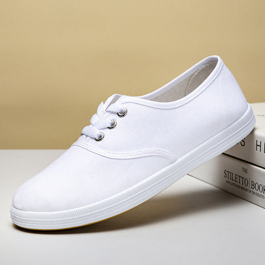 Damen Bequeme Stoffschuhe mit elastischem Riemen EB