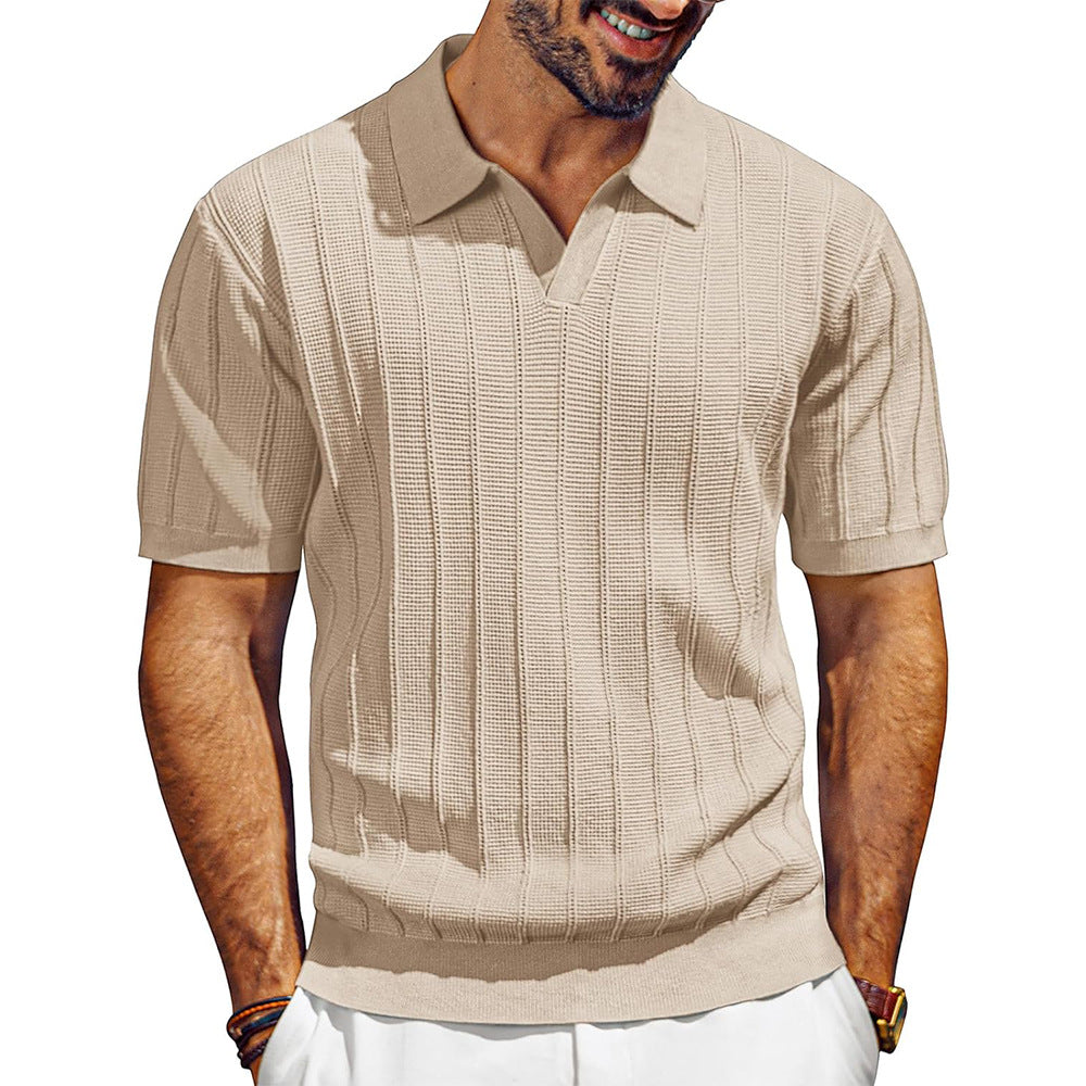 EB | Mesh-Loch hohler Strickpullover