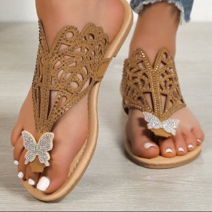 Damen Sandalen mit geschmackvollem Design und funkelnden Applikationen EB