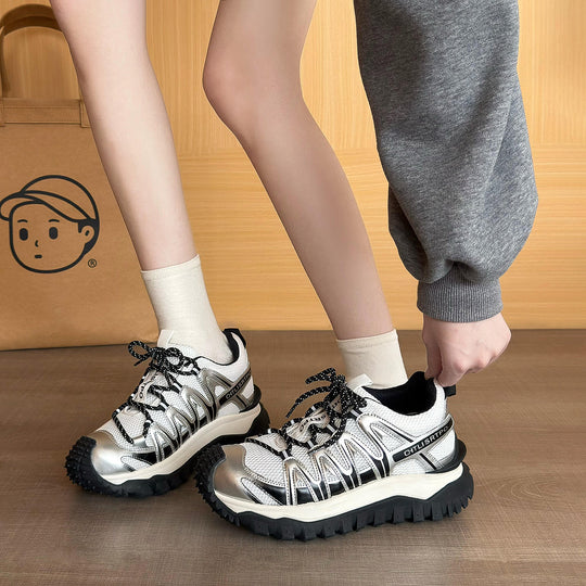 Damen sportliche Multifunktions-Sneaker mit rutschfester Sohle EB