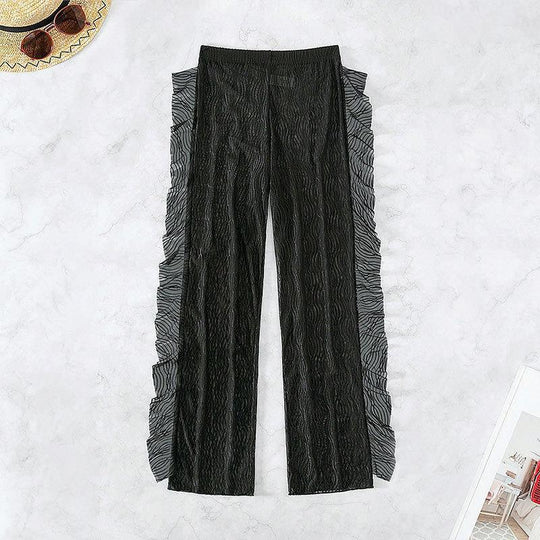 Damen Transparente Rüschenschlupfhose EB