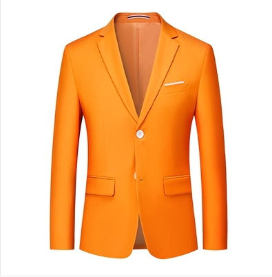 Herren nan tailliertes Sakko mit schmaler Silhouette, Stretchanteil und Pattentaschen EB