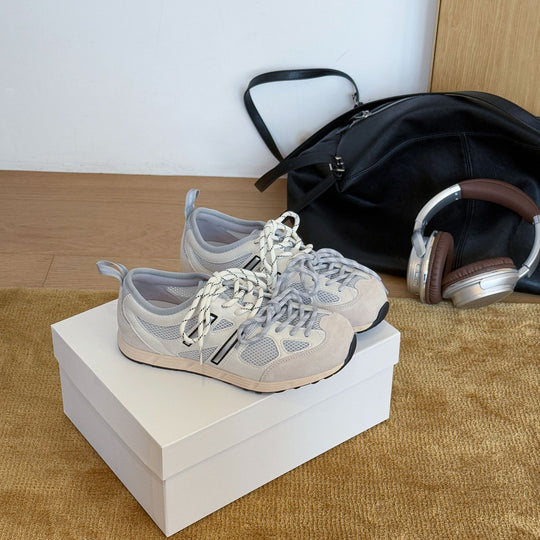 Damen Sportliche Freizeitschuhe mit atmungsaktiver Oberflächenstruktur und rutschfester Sohle EB