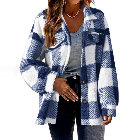 EB | Warmer Karierter Mantel