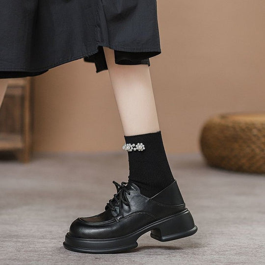 Damen Schnürschuhe im klassischen Look mit bequemer Laufsohle EB