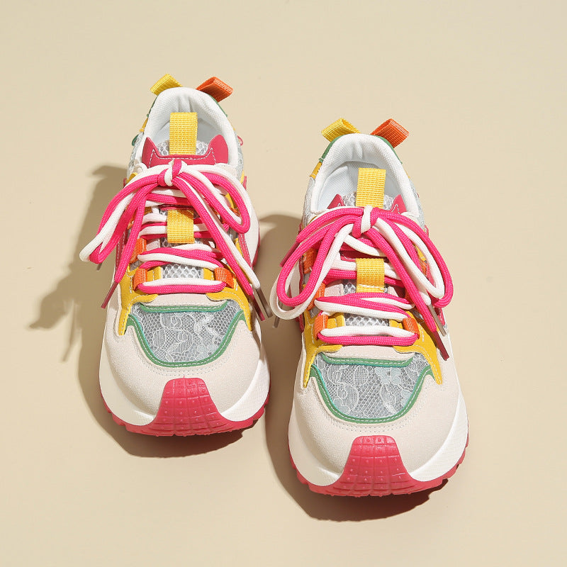 Damen Sportliche Sneaker mit atmungsaktiver Mesh-Oberfläche und innovativem Dämpfungssystem EB