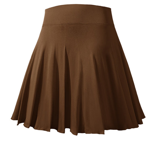 Damen Sportlicher Faltenrock EB
