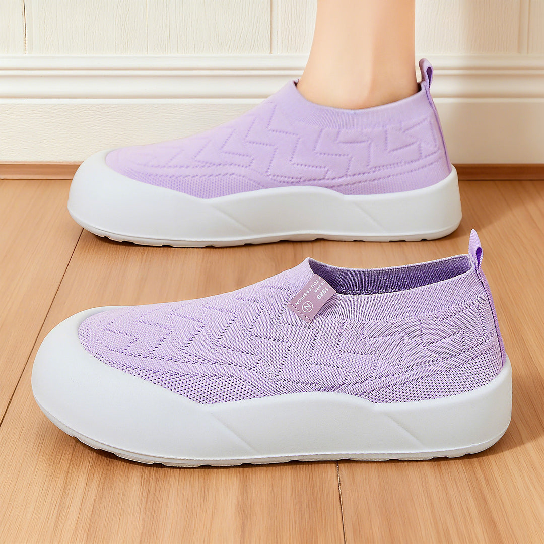 Damen Atmungsaktive Sneaker mit flexiblem Strickdesign EB
