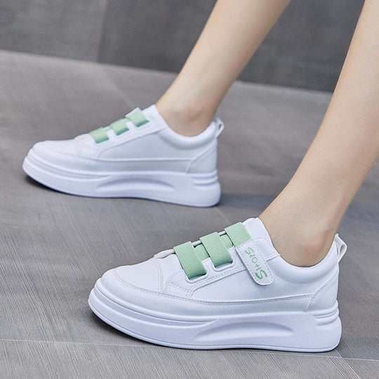 Damen Modische Sneakers mit praktischem Klettverschluss und bequemem Innenfutter EB