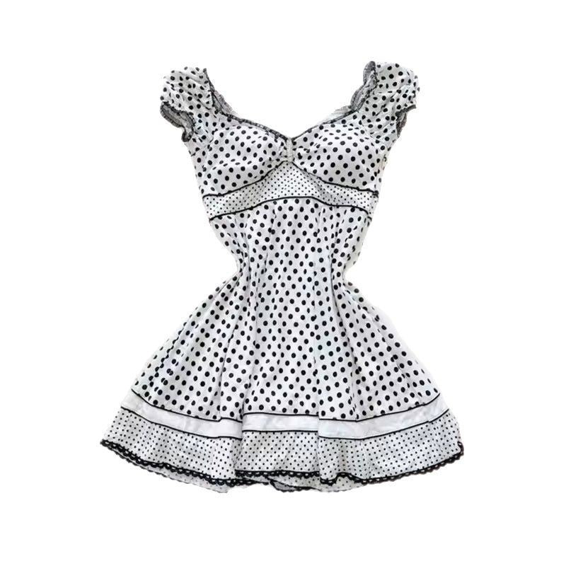 Damen Wickelkleid mit Rüschen und Karomuster EB