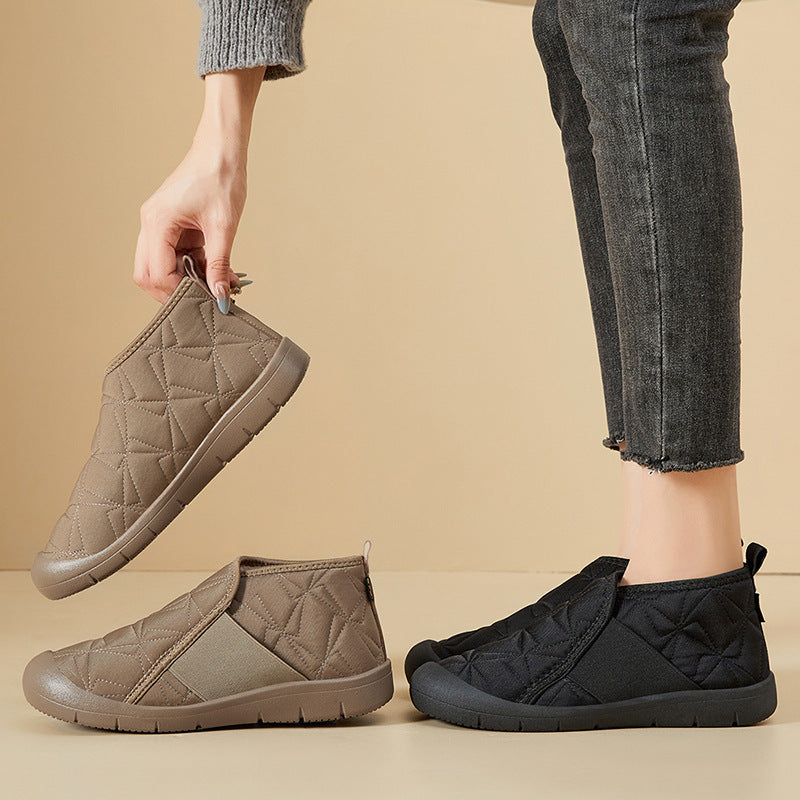 Damen Isolierte Winterstiefel mit rutschfester Sohle und weichem Innenfutter EB