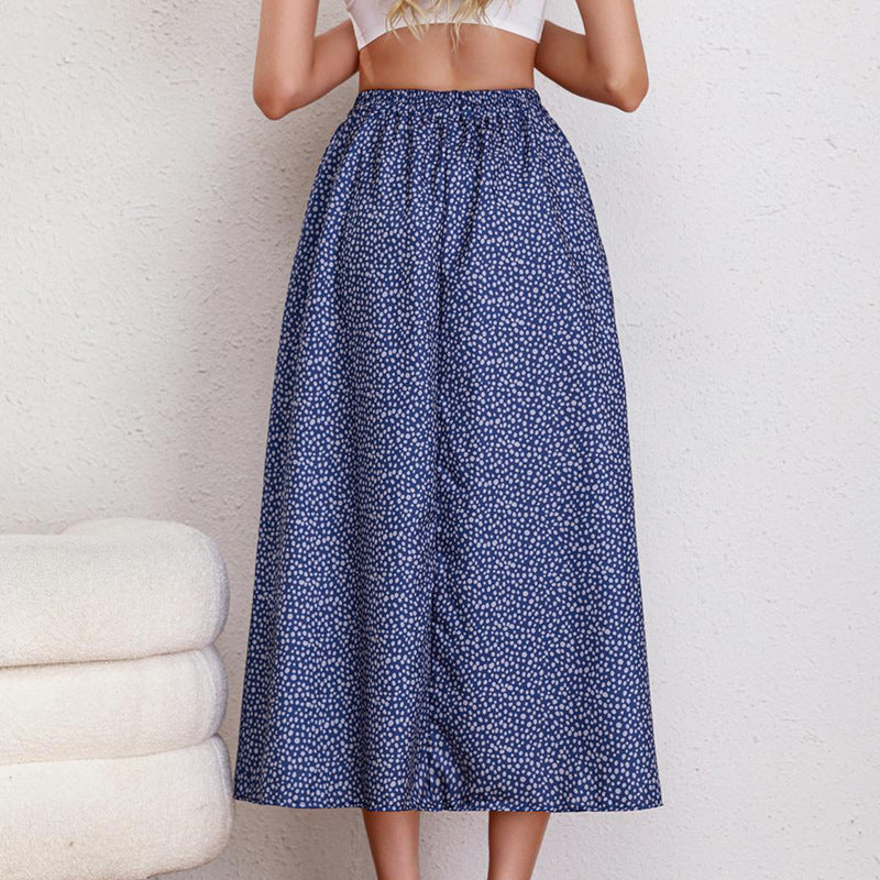 Damen Midikleid mit floralem Muster EB