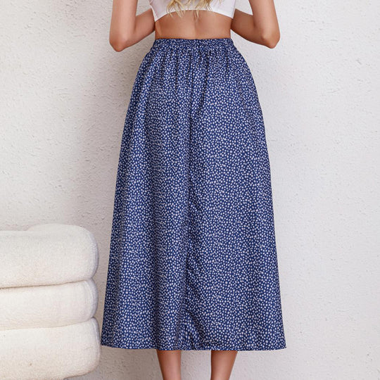 Damen Midikleid mit floralem Muster EB