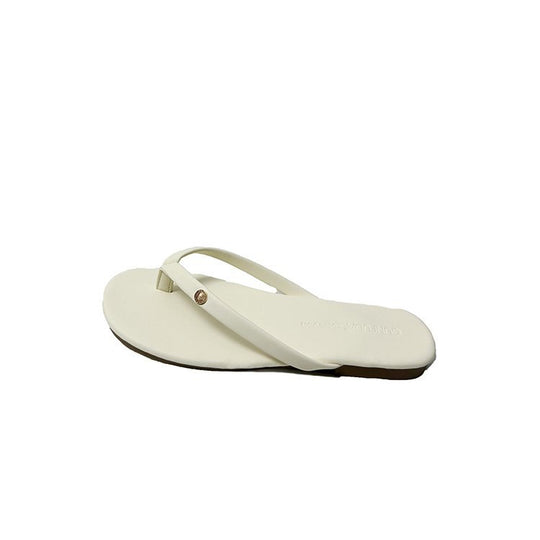 Damen Flip-Flops mit minimalistischer Riemenführung und bequemem Fußbett EB