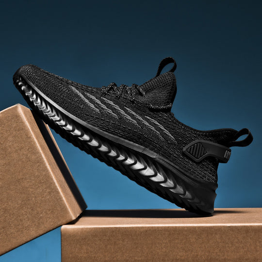 Damen Atmungsaktive Freizeit-Sneaker mit elastischer Sohle und innovativem Design EB
