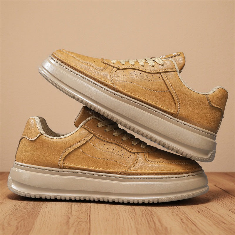 Damen Sneakers mit gepolsterter Laufsohle und hochwertigem Leder EB