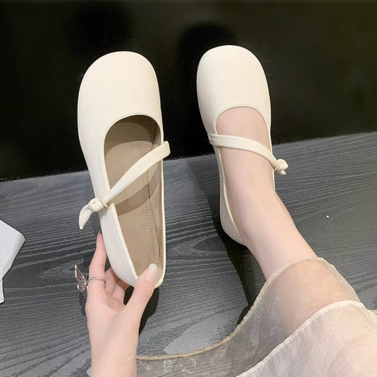 Damen elegante Ballerinas mit modischem Schleifendetail und komfortabler Innensohle EB