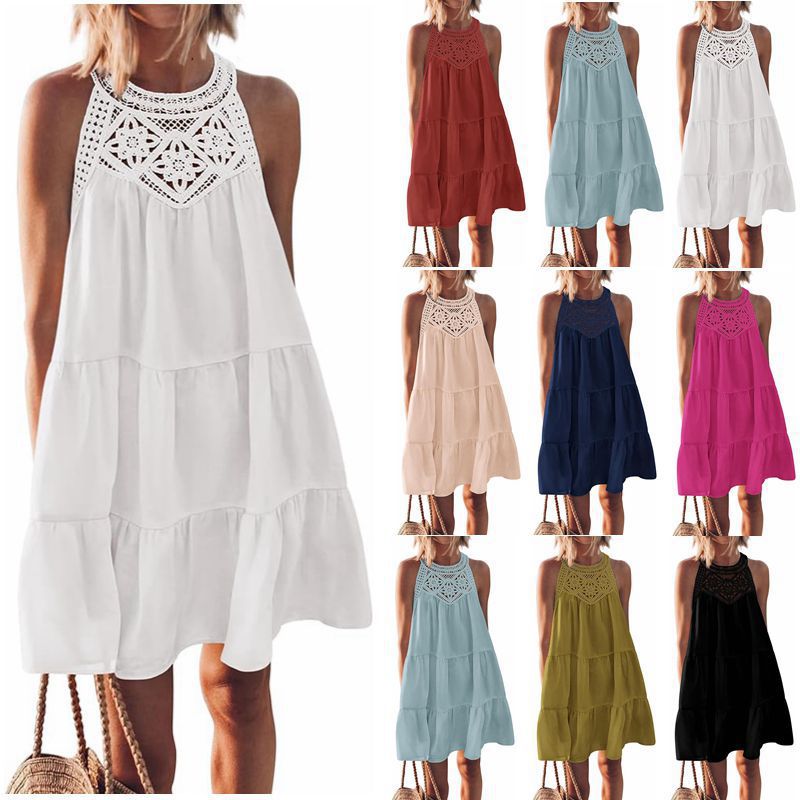 Damen luftiges Sommerkleid EB