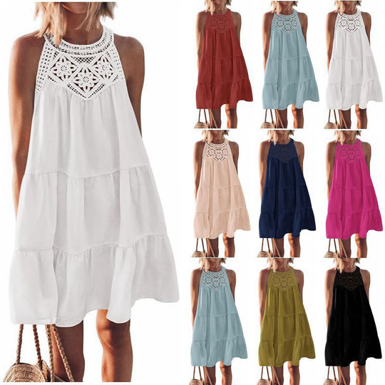Damen luftiges Sommerkleid EB