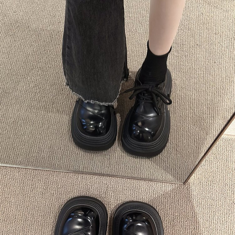 Damen modische Schnürschuhe mit rutschfester Sohle und innovativem Design EB