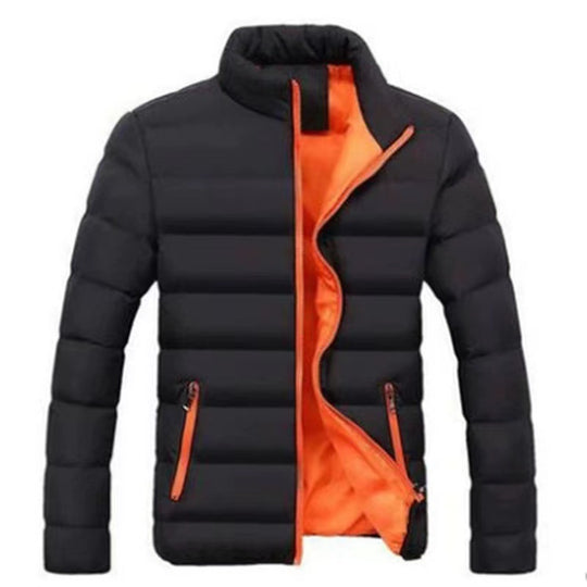 Herren nan gesteppte Thermojacke mit hohem Stehkragen und wasserabweisender Außenhülle EB
