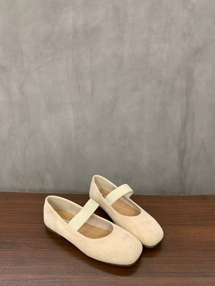 Damen elegante Mokassins mit modischem Riemchen und funkelnder Schnalle EB