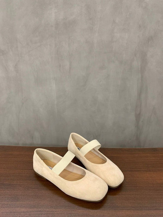 Damen elegante Mokassins mit modischem Riemchen und funkelnder Schnalle EB