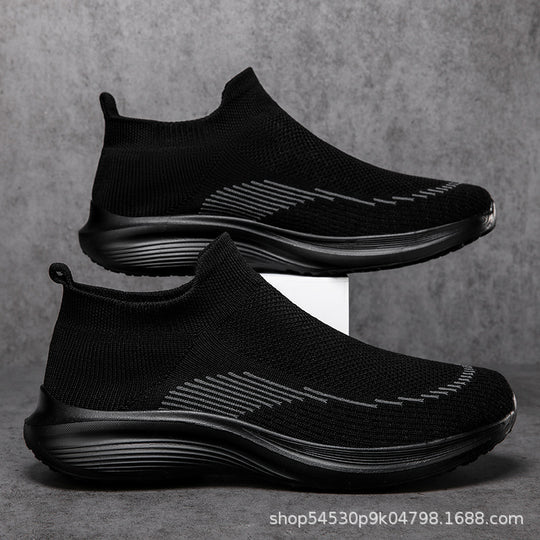 Damen Sportliche Sockensneaker mit atmungsaktivem Obermaterial und rutschfester Sohle EB