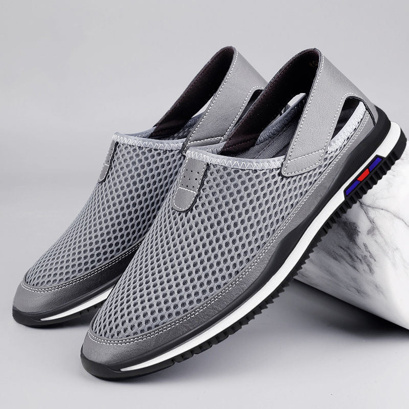 Damen Atmungsaktive Slip-On Schuhe mit flexibler Laufsohle EB