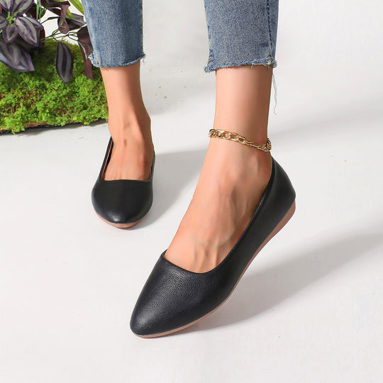 Damen Elegante Ballerinas mit zeitlosem Design und weichem Obermaterial EB