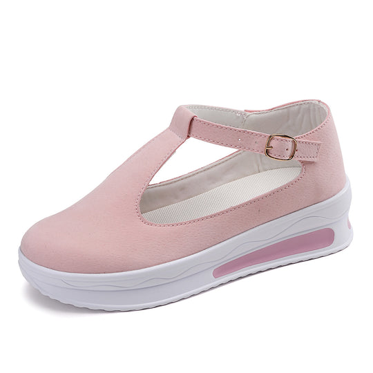 Damen Bequeme und modische Mary Janes mit verstellbarem Riemen EB